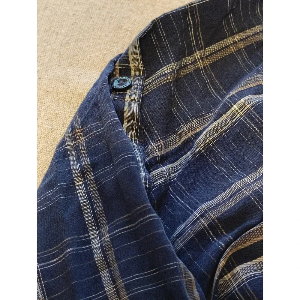 The North Face Mens‎ Plaid Long Sleeve Button Up Shirt XL Pockets LL